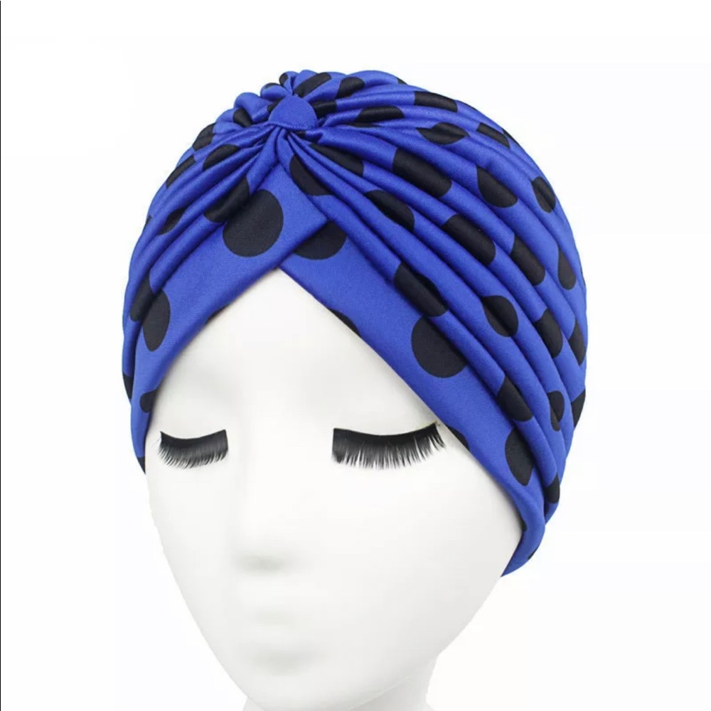 WomenTurbanHijabCap Wrap Stretch Hat - Picture 6 of 9